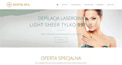 Desktop Screenshot of dotykspa.pl